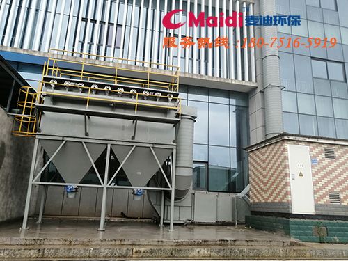 益陽噴砂房、表面處理車間除塵凈化系統(tǒng)投運